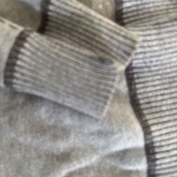 BKE Buckle Women's Sweater Dark Gray Size Large Long Sleeve Pullover 1/4 Zip - Picture 11 of 11